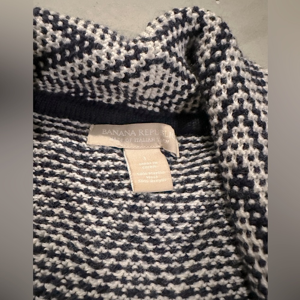 Banana Republic navy cardigan